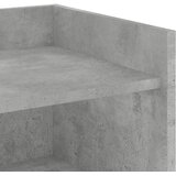  Komoda siva boja betona 73,5x35x75 cm od konstruiranog drva | shoptok.hr