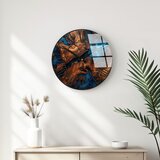 Wallity Dekorativni zidni sat Huhu332, 40x40 cm Cene