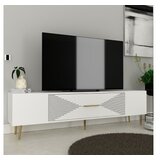 Hanah home tv polica Dekol1 white gold Cene