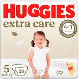 Huggies extra Care Jumbo P28 Pelene za bebe 5, 11-25kg, 28 komada cene