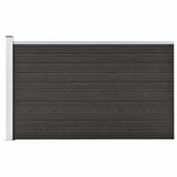 vidaXL Vrtna ograja WPC 175x105 cm siva | Shoptok.si