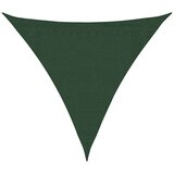 vidaXL Senčno jadro 160 g/m² temno zeleno 3,6x3,6x3,6 m HDPE, (20703420) | Shoptok.si
