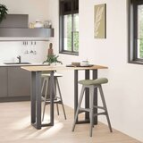  Noge za barsko mizo v obliki črke T 2 kosa antracit 40x35x(100-101) cm jeklo | Shoptok.si