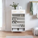 The Living Store Omarica za čevlje bela 60x35x105 cm inženirski les - Omarica Za Čevlje, (21430308) Cene