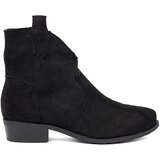 SEASTAR Black suede cowboy boots Cene