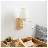 Brilagi - LED zidna lampa NUBILA WOOD 1xE27/25W/230V + LED/3W hrast/krem | Eponuda.com