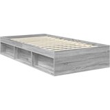  Konstrukcija postelje z vzglavjem Siva Sonoma 100 x 200 cm, (5000102416) | Shoptok.si