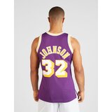 Mitchell & Ness Funkcionalna majica 'LOS ANGELES LAKERS - MAGIC JOHNSON' zlato-rumena / jajčevec / bela | Shoptok.si
