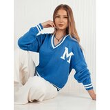 DStreet Women's oversize sweater MIRAGE blue cene