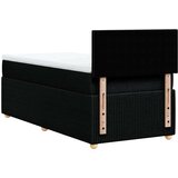 vidaXL box spring krevet s madracem crni 90x190 cm od tkanine | shoptok.hr