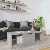  Stolić za kavu boja betona 102x50x36 cm konstruirano drvo | shoptok.hr