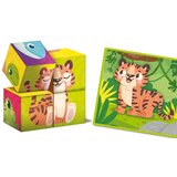 Lisciani Montessori Wood puzzle i kocke 2u1, 28 dijelova | shoptok.hr