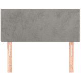  Uzglavlje svjetlosivo 80 x 5 x 78/88 cm baršunasto | shoptok.hr
