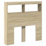 Ormarić za uzglavlje s LED svjetlima boja hrasta 100x17x102 cm | shoptok.hr