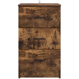 vidaXL Noćni ormar Dimljeni hrast 38 x 38 x 66 cm Konstruirano drvo | shoptok.hr