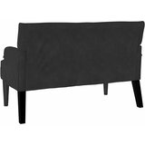  Chesterfield klupa Crna 112 x 65,5 x 75 cm Baršun | shoptok.hr