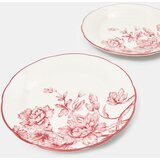Sinsay Keramički tanjuri za doručak s cvjetnim motivom 2 pack | shoptok.hr