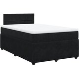  Krevet box spring s madracem crni 120 x 190 cm baršunasti | shoptok.hr