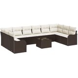  Sjedeća garnitura za vrt Smeđa 55 x 55 x 37 cm poliratan | shoptok.hr