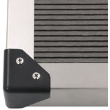  Vanjska podloga za tuš WPC i nehrđajući čelik 110 x 62 cm siva | Eponuda.com