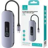 Usams ADAPTER HUB 6IN1 USB 3.0 SD TF HDMI USB-C ZA PRENOSNIK SIVA, (21980872) | Shoptok.si