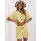 Italy Moda Shorts-MO-SN-ST108.12-light yellow | Shoptok.si