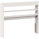 vidaXL Vzglavje s policami bela 90 cm trdna borovina | Shoptok.si