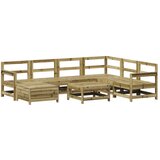  The Living Store Vrtna sedežna garnitura 8-delna impregnirana borovina - Vrtna Sedežna Garnitura, (21459963) | Shoptok.si