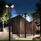  LED solarna ulična lampa sa senzorom LED/15W/6V 6500K IP65 crna + daljinski upravljač | Eponuda.com