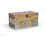 GINER Y COLOMER Ročno izdelan skrinjica iz večbarvnega recikliranega lesa, (22147057) | Shoptok.si