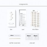 OHORA Semi Cured Gel Nail Strips N Gold Fog nalepke za nohte odtenek ND-440 1 kos | Shoptok.si