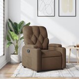 vidaXL Naslanjač iz rjavega blaga | Shoptok.si