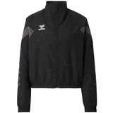 Hummel Sportska jakna 'TRAVEL' tamo siva / crna / bijela