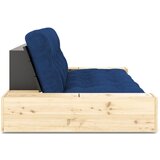 Karup Design Modra raztegljiva sedežna garnitura iz rebrastega žameta 244 cm Base – | Shoptok.si