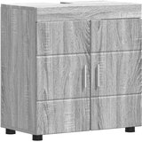  Set ormarića za kupaonicu TULUM Siva Sonoma 60 x 34 x 63 cm | shoptok.hr