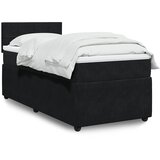 Box spring krevet s madracem crni 90x200 cm baršunasti | shoptok.hr