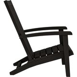 vidaXL Vrtna stolica Adirondack od polipropilena crna | shoptok.hr