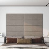  Zidne ploče 12 kom svjetlosive 90 x 30 cm baršunaste 3 24 m² | shoptok.hr