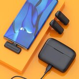 Techsuit (2 kom.) Lavalier bežični mikrofon Lightning - smanjenje šuma - omnidirekcionalni | shoptok.hr
