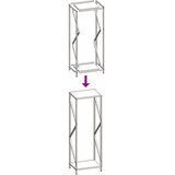  stojalo za drva, 34x25x100 cm | Shoptok.si
