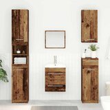 vidaXL Omarica za umivalnik Star les 38,5 x 41 x 48 cm Konstruiran les | Shoptok.si