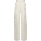 Simona Corsellini Hlače - Bela | Shoptok.si
