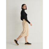 Reserved - Suknja od nabrane tkanine - bež | shoptok.hr