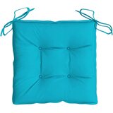 VidaXL Blazine za stole 4 kosi turkizne 50x50x7 cm blago Slike