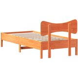 vidaXL Okvir kreveta bez madraca voštano smeđi 90 x 200 cm od borovine | shoptok.hr
