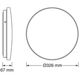 Osram LED plafonjera sa senzorom 18W 6500K IP20 | Eponuda.com