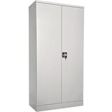 eurokraft basic Univerzalna omara Nilas, VxŠxG 1950 x 1000 x 500 mm, svetlo sive barve | Shoptok.si
