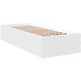 Maison Chic Posteljni okvir - Enojna postelja - Postelja za odrasle bel 90x190 cm inženirski les-J6214, (21774424) | Shoptok.si