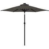  Vrtni suncobran s čeličnom šipkom antracit 225 x 225 x 212 cm | shoptok.hr