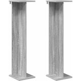  Stalak za biljke 2 pcs Sivi Sonoma 25 x 25,5 x 100,5 cm | shoptok.hr
